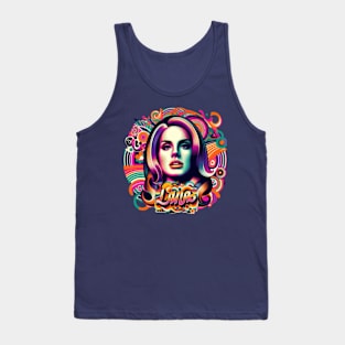 Lana Del Rey - Groovy Psychedelica Tank Top